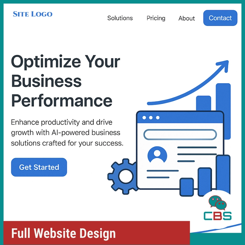 AI solutions for business performance optimisation.