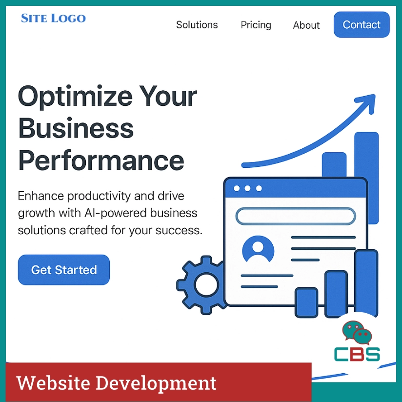 AI business solutions for performance enhancement.