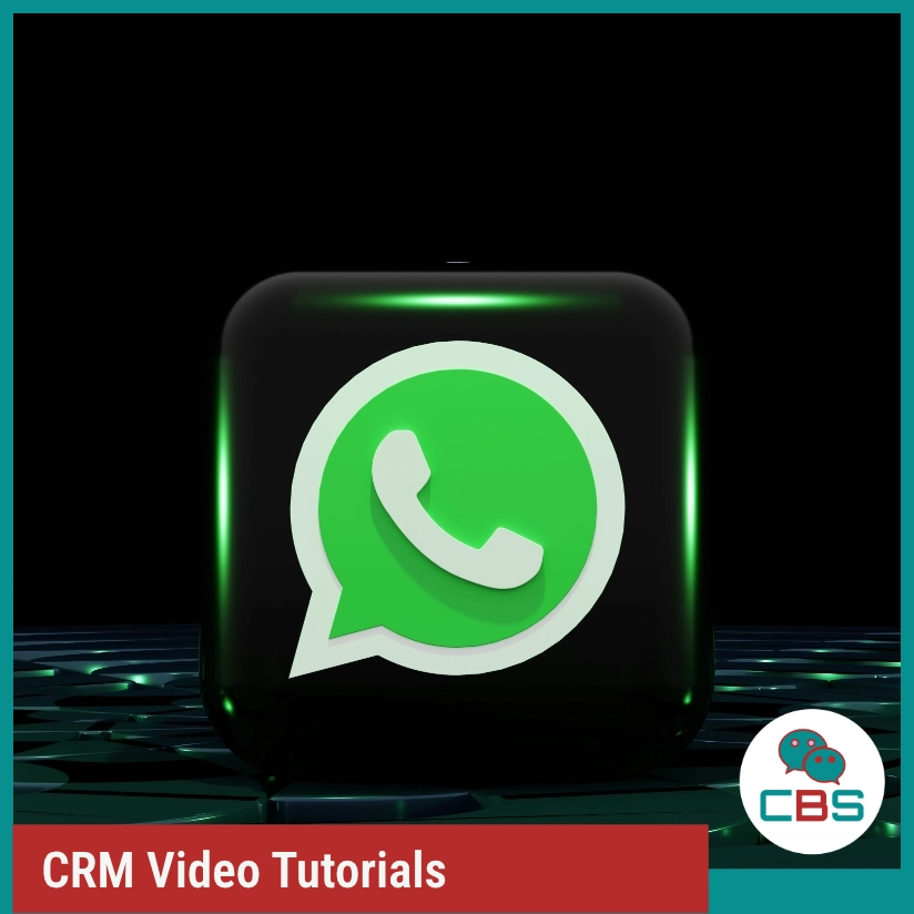 WhatsApp CRM video tutorials promotional image.
